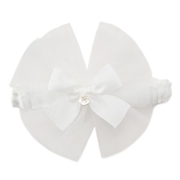 チュールリボンベビーヘアバンド