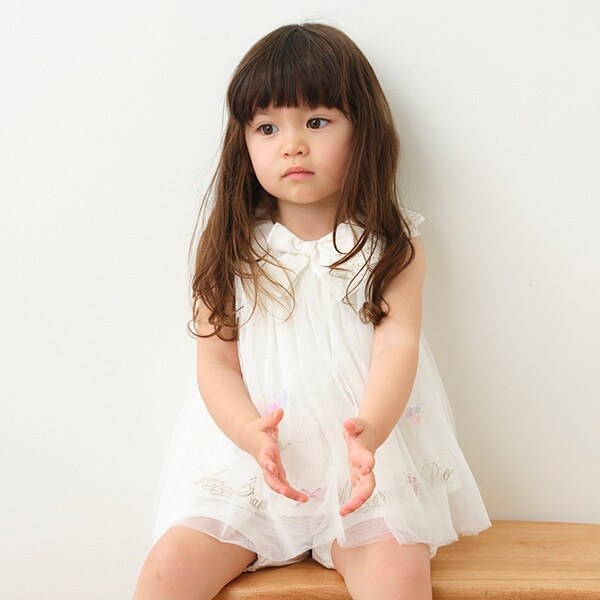 チューリップ刺しゅうチュールチュニック＆ブルマセット