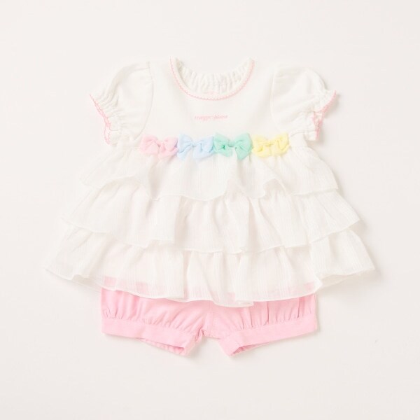 フリルリボンチュニック＆ブルマセット