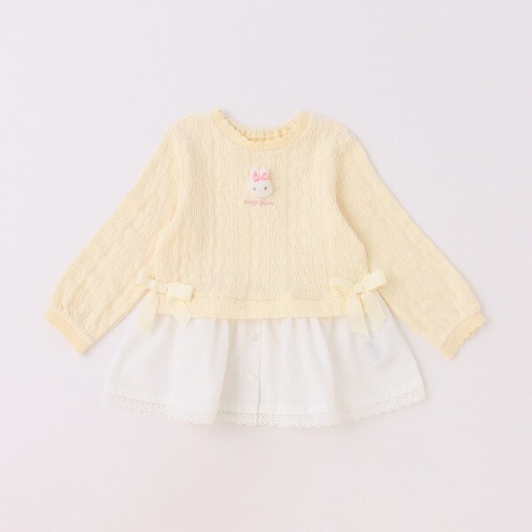 ウサギ　レイヤードチュニック