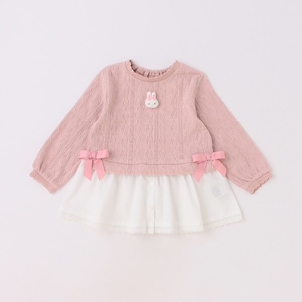 ウサギ　レイヤードチュニック