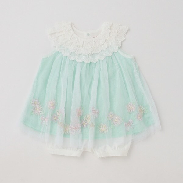 マーガレット刺しゅうチュールチュニック＆ブルマセット