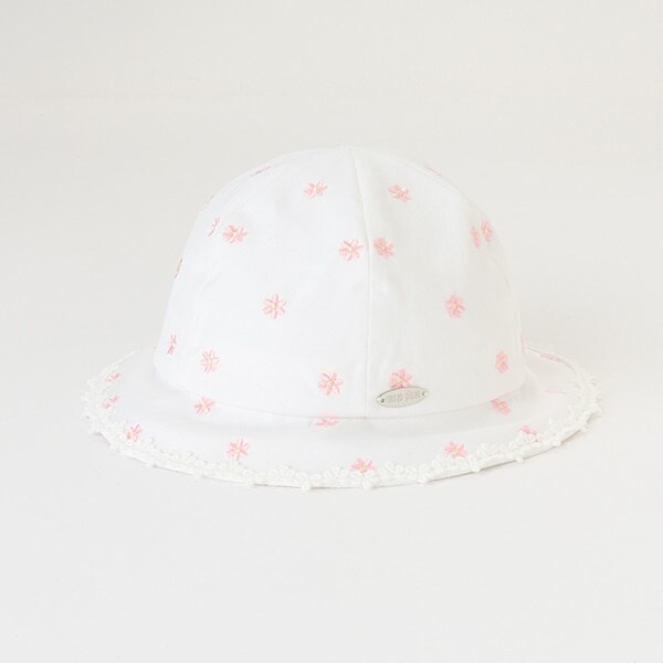 お花刺しゅう　ハット