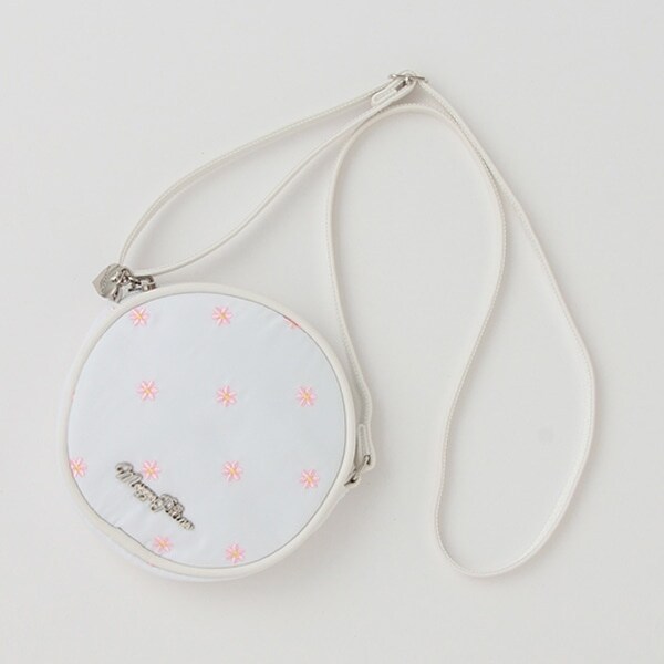 お花刺しゅう　ポシェット