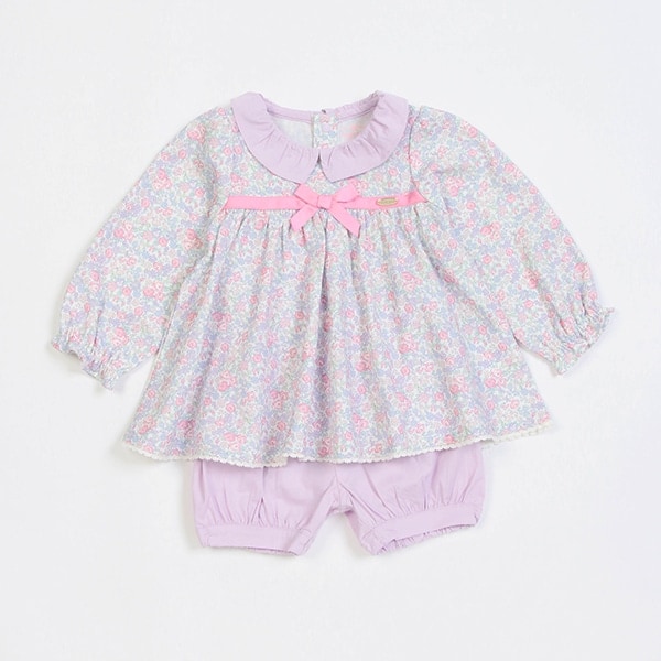 リトルフラワー柄チュニック＆ブルマセット