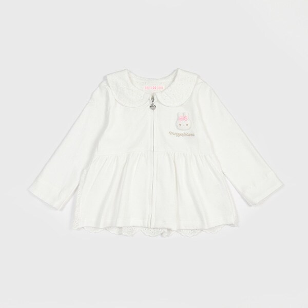 ウサギマスコットつきうさ耳ジップパーカ