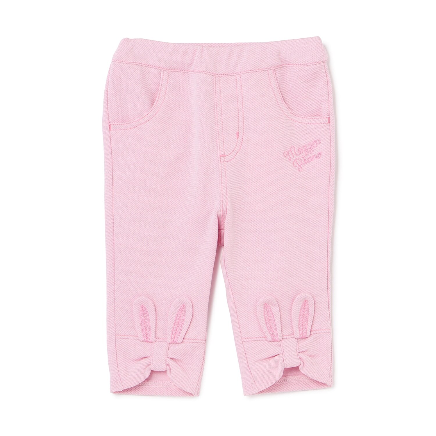 裾リボンうさ耳　7分丈カットソーパンツ