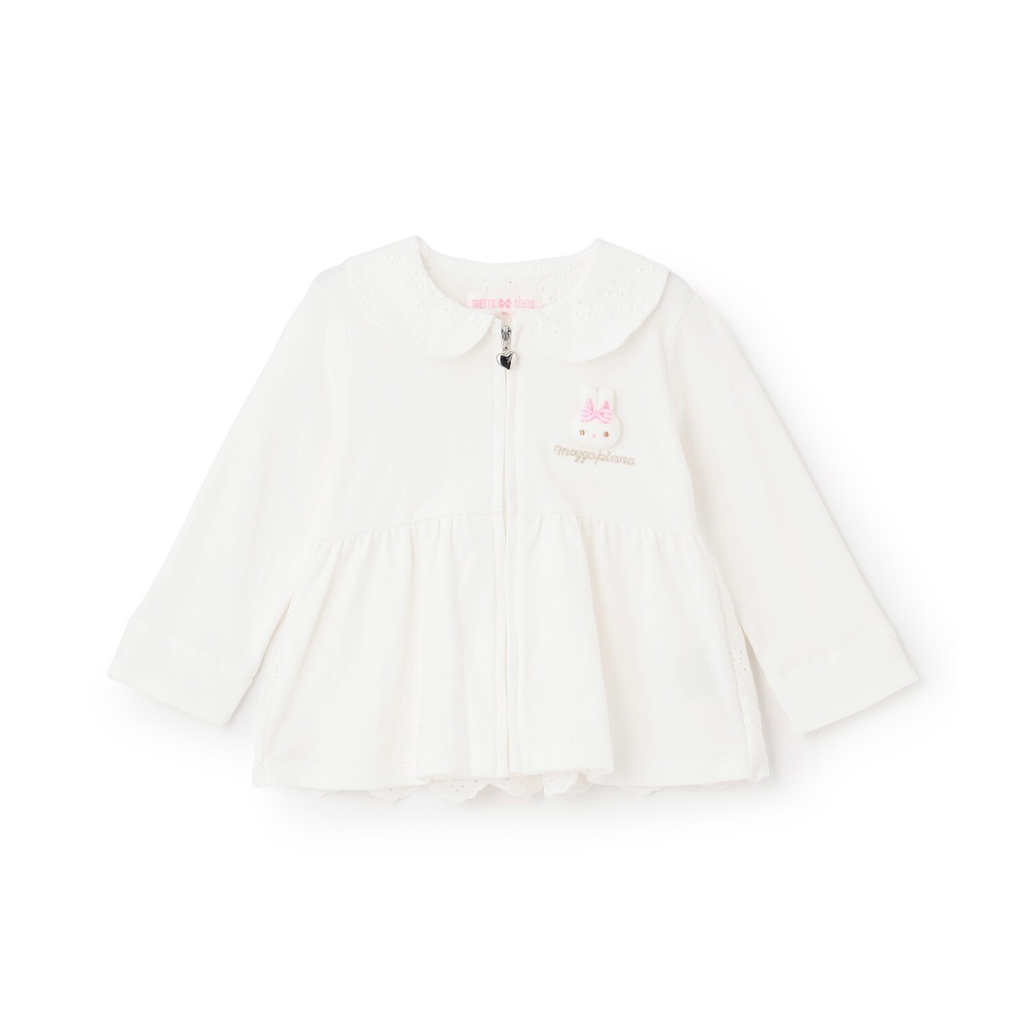 ウサギマスコットつきうさ耳ジップパーカ