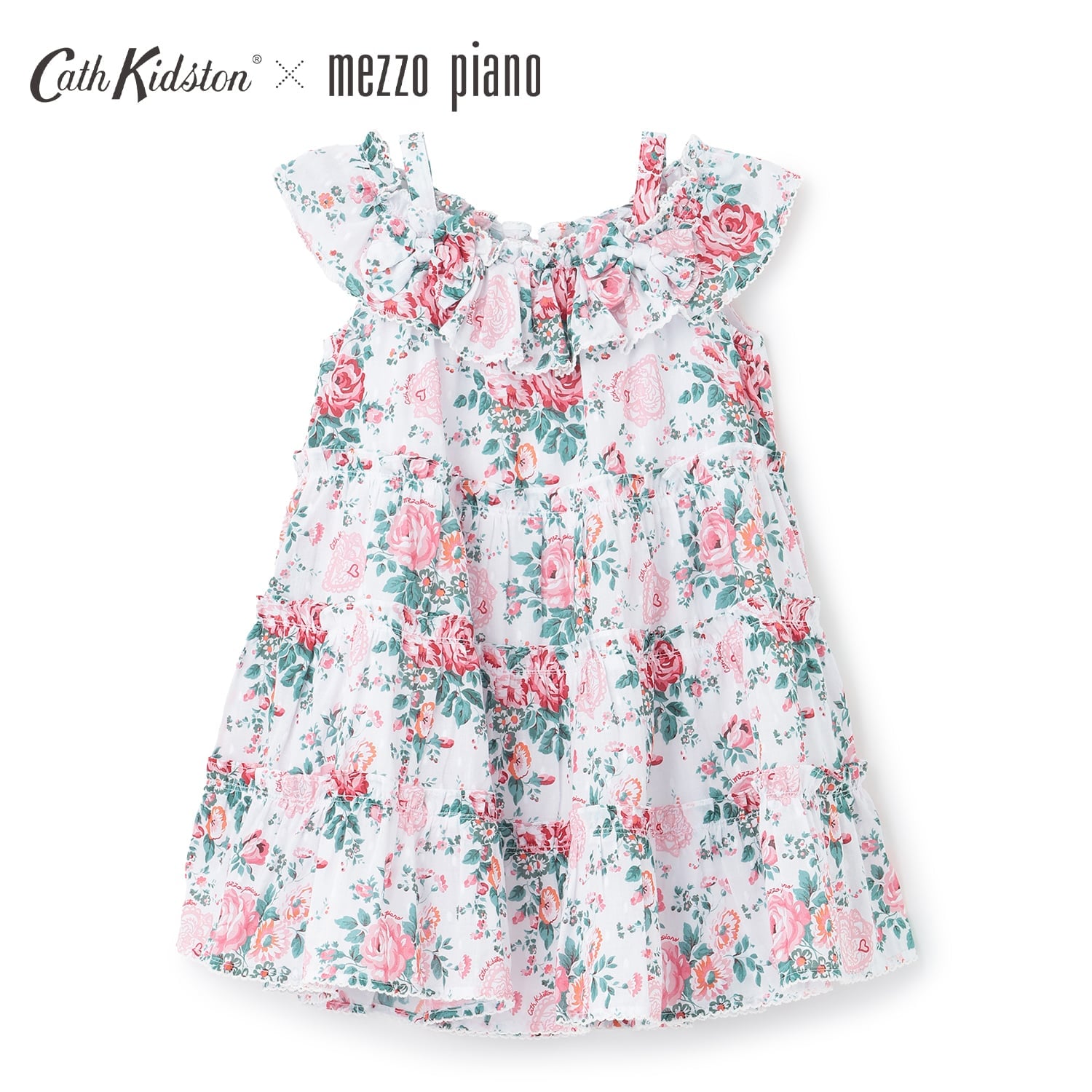 【Cath Kidston】ティアードワンピース