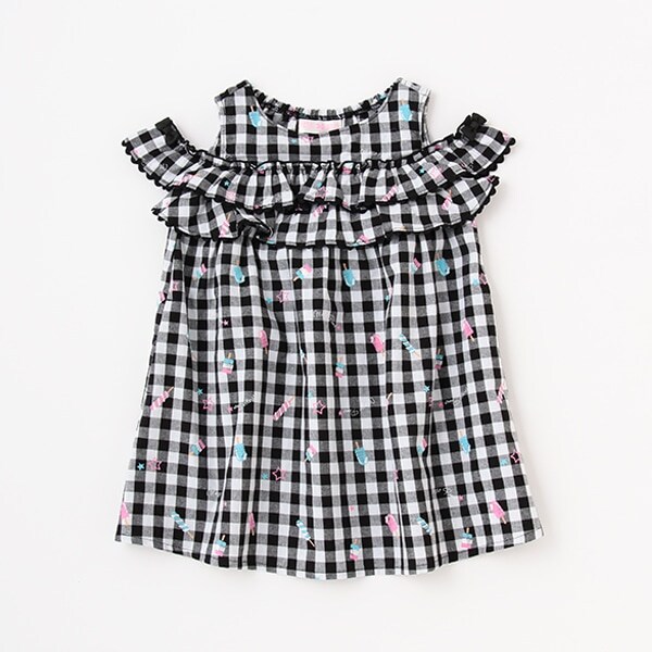 【人気商品再入荷】【直営店で取り扱い無し】アイスキャンディー柄ワンピース