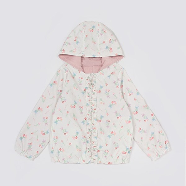 【人気商品再入荷】【直営店で取り扱い無し】チューリップ柄リバーシブルブルゾン