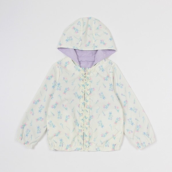 【人気商品再入荷】【直営店で取り扱い無し】チューリップ柄リバーシブルブルゾン