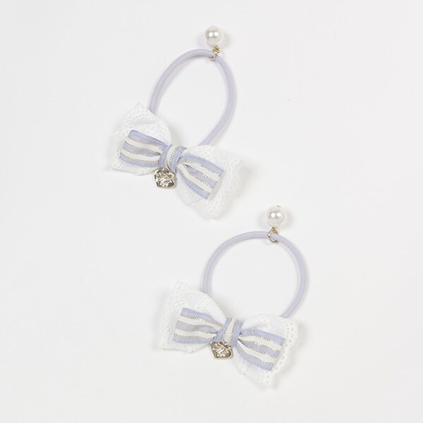 【人気商品再入荷】【直営店で取り扱い無し】レースリボン　ヘアポニー【日本製】