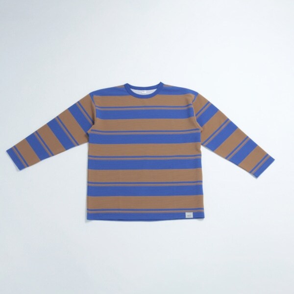 【親子リンク】Dadマルチボーダー長袖ビッグTシャツ