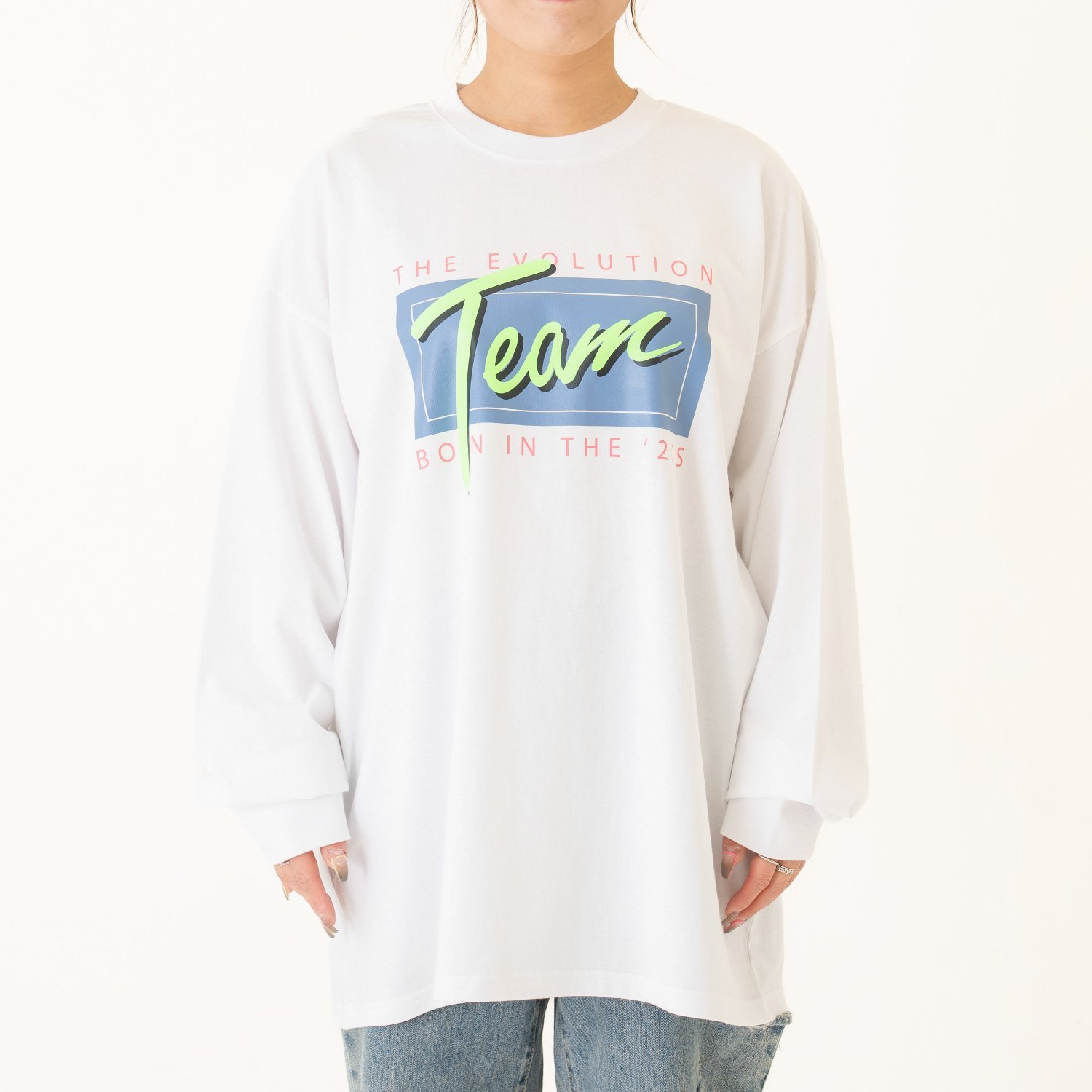 【親子リンク】【DAD】蛍光カラーロゴロンT