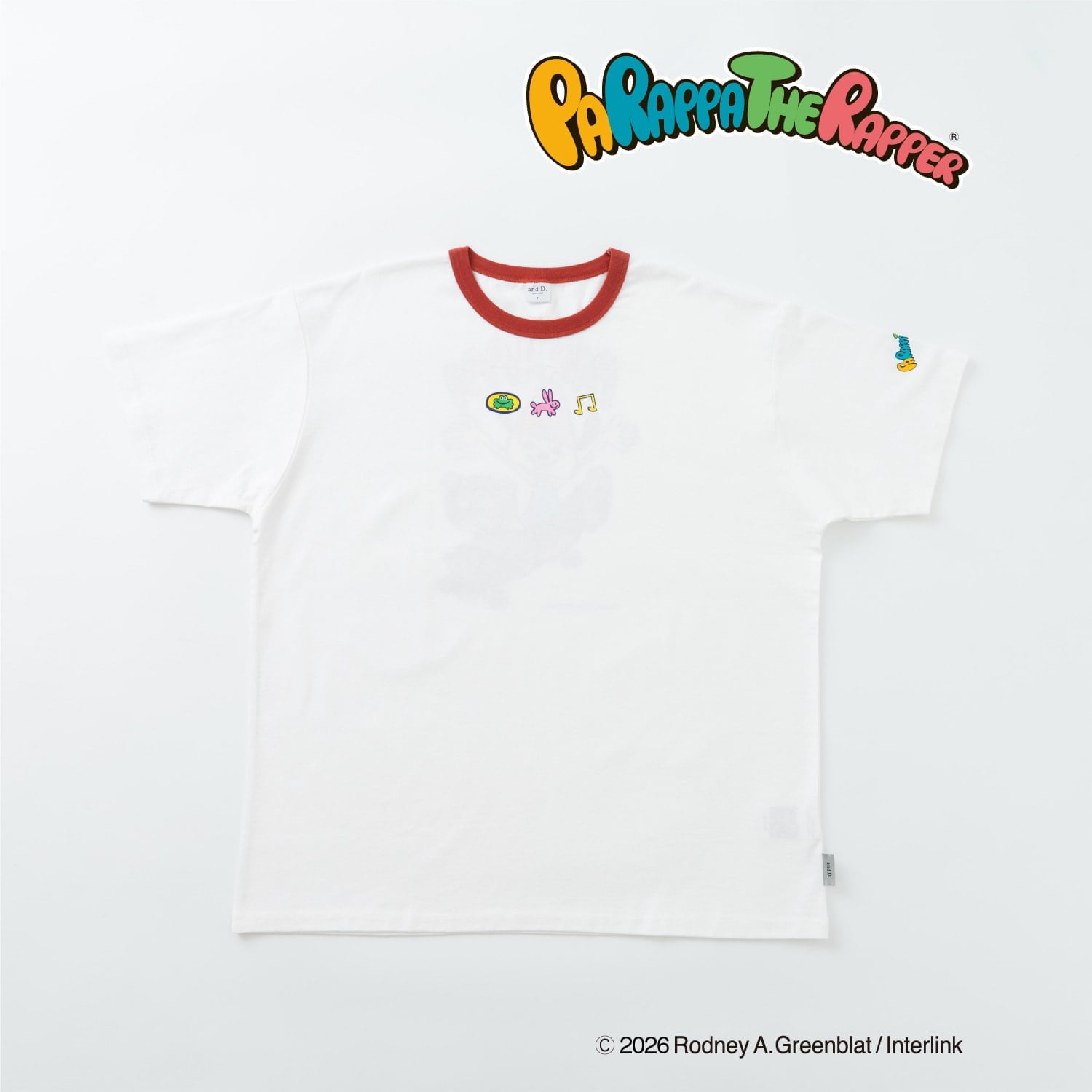 【DAD】【パラッパラッパー】リンガー配色半袖T