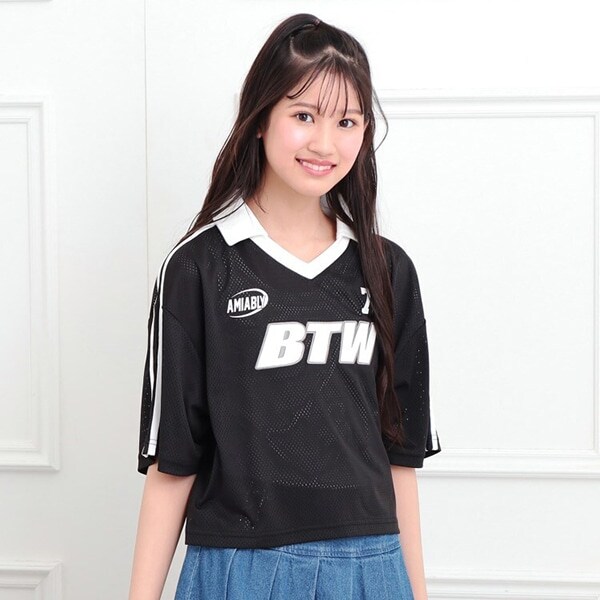 【セットアイテム】衿付きVネックメッシュT＋タンクセット