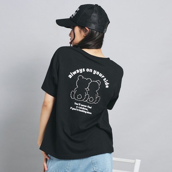 接触冷感ペアくまちゃんビッグTシャツ