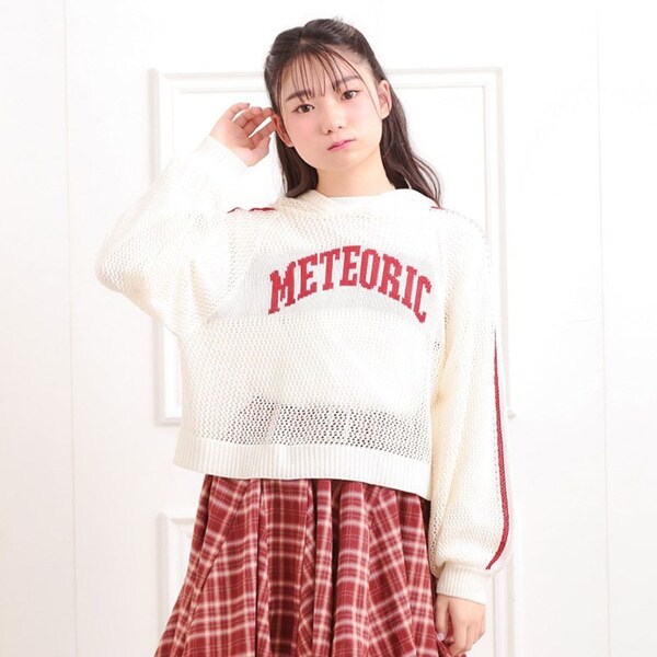 【セットアイテム】メッシュニットパーカー＋ロンT