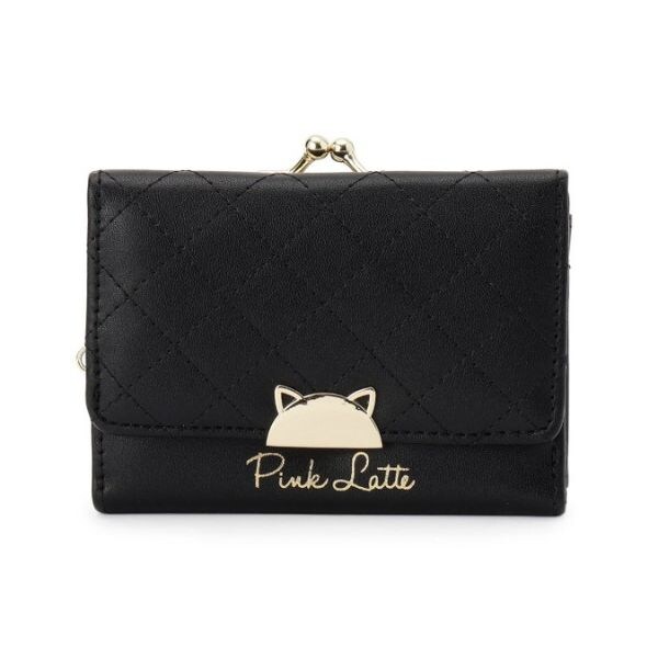 ハーフ猫がま口コンパクト財布