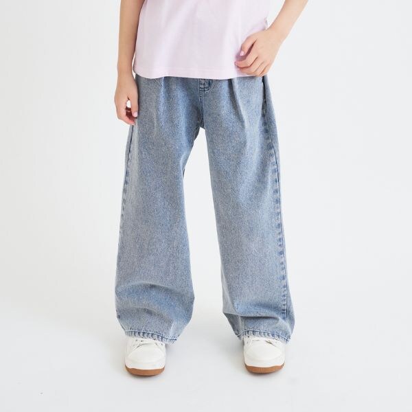 ダメージアソートタックデニムパンツ