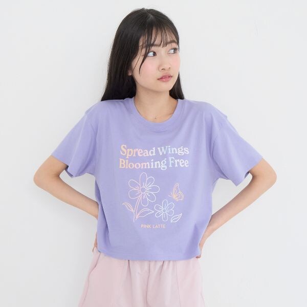 【別注】フラワーグラデプリントTシャツ