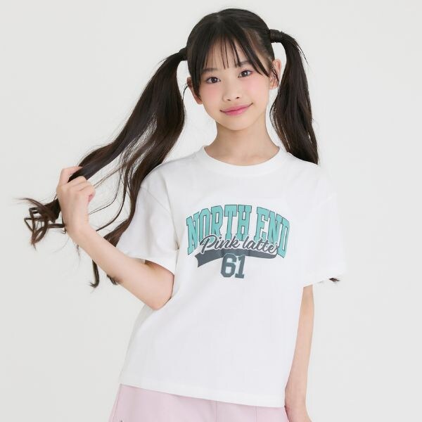 【別注】カレッジナンバー発砲プリントTシャツ