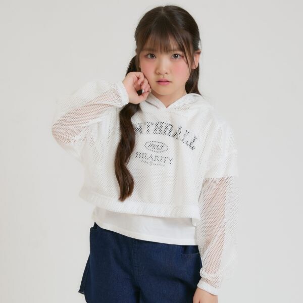 【別注】メッシュパーカー＋プリント半袖Tシャツ