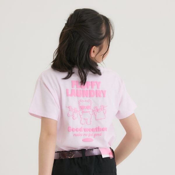 【接触冷感】ランドリーくまちゃん半袖Tシャツ