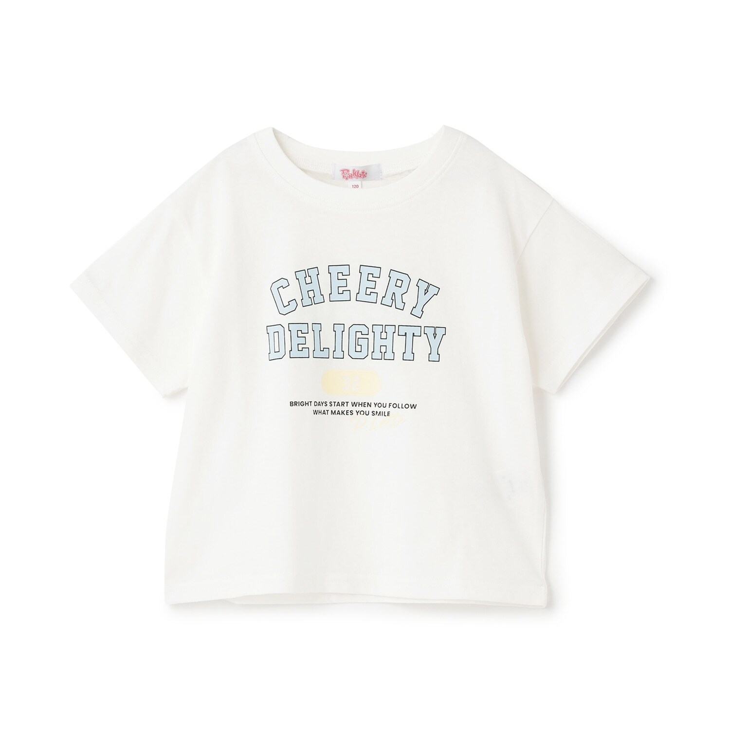 【綿100%】カレッジプリント半袖T