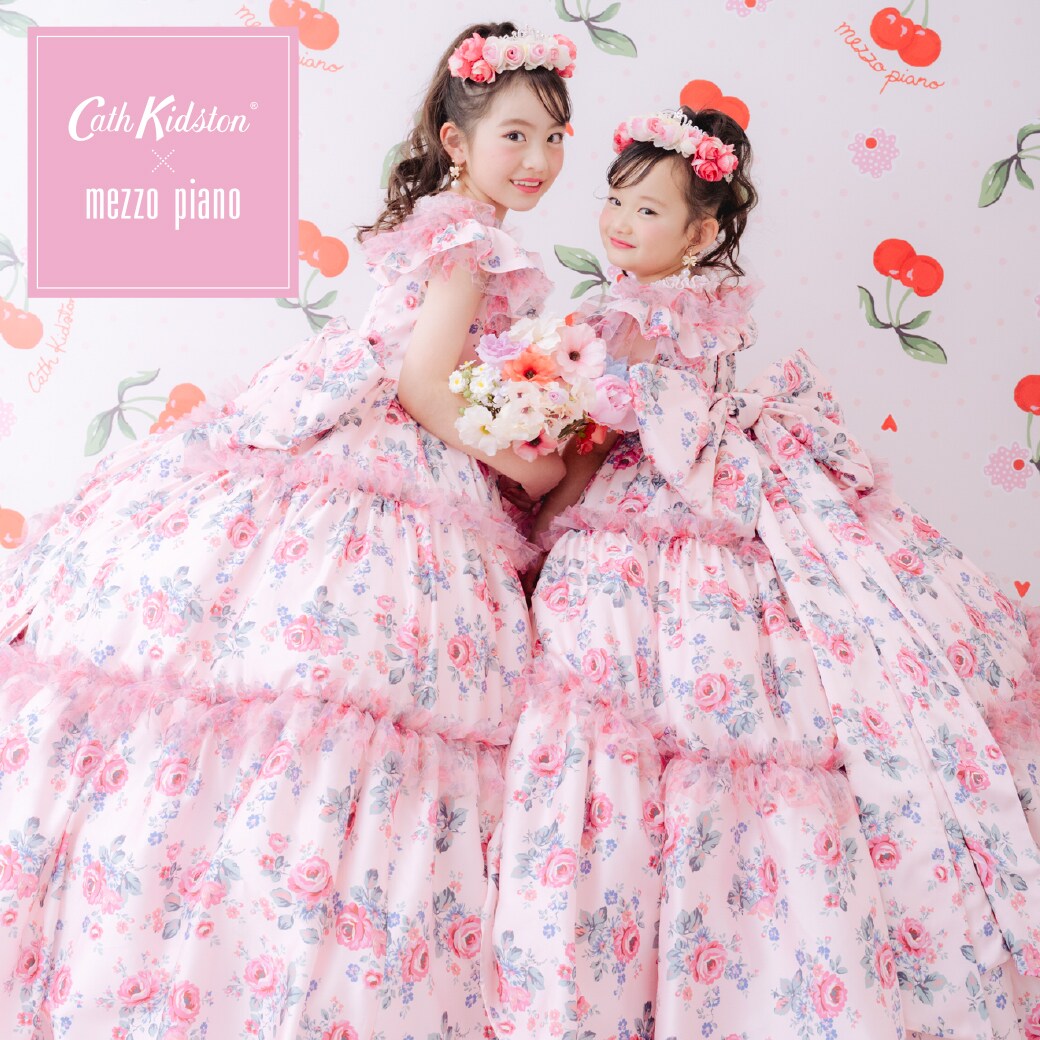 ＜Cath Kidston × mezzo piano＞新作ドレス「スウィート ドール」撮影会