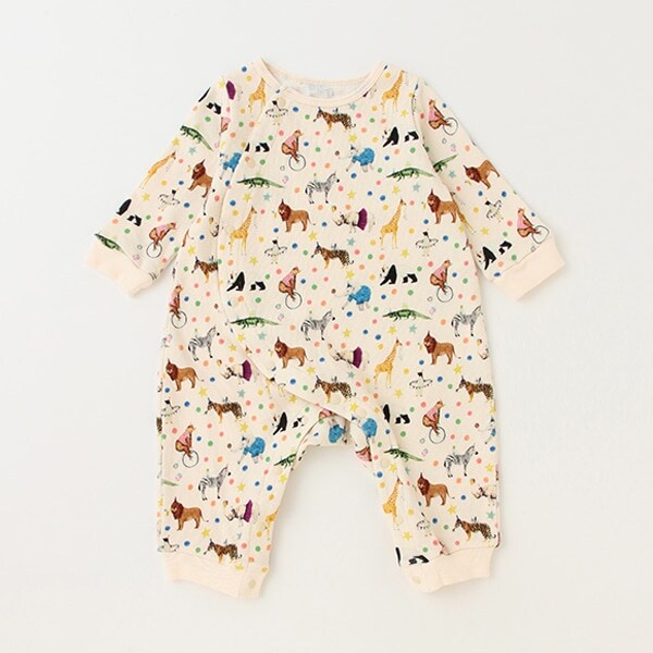 【カーバーオール/ロンパース】【オーシャン＆グラウンド】BOYS新生児ロンパス