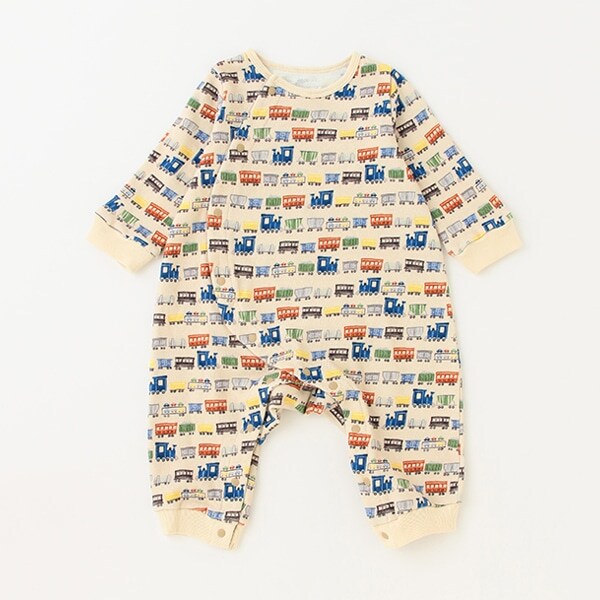 【カーバーオール/ロンパース】【オーシャン＆グラウンド】BOYS新生児ロンパス