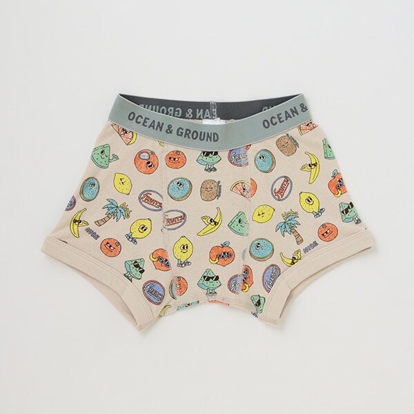 【アンダーウェア】【オーシャン＆グラウンド】ボクサーパンツFunny Fruits