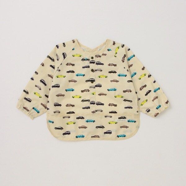 【スタイ】【オーシャン＆グラウンド】ソウガラシャツ風ソデアリショクジエプロン