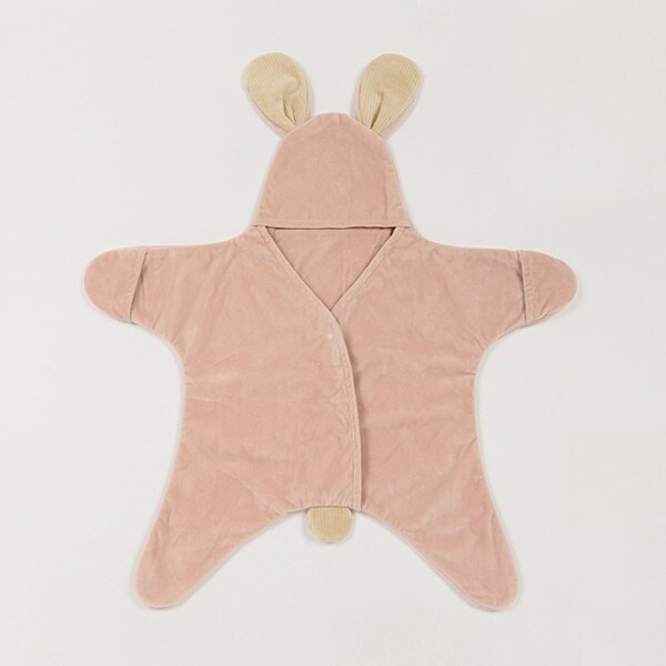 【アウター/おくるみ】【オーシャン＆グラウンド】フリースアニマルオクルミ