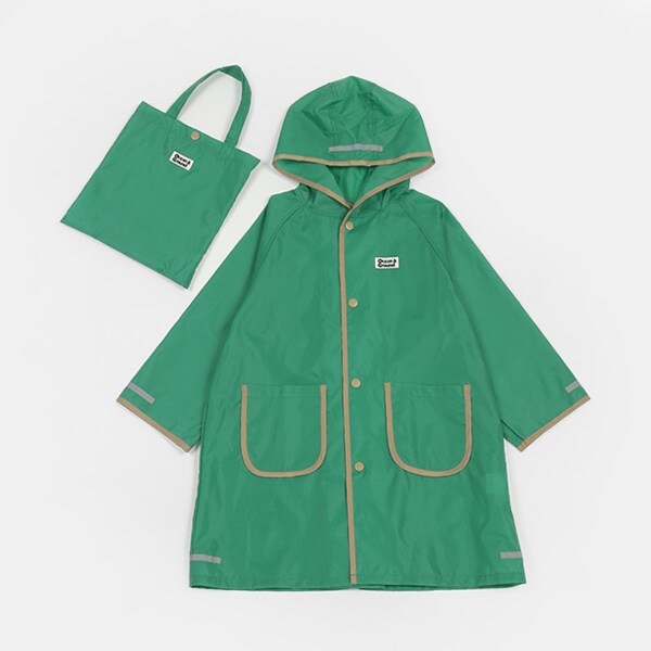 【レインコート/ポンチョ】【オーシャン＆グラウンド】パイピングレインコート