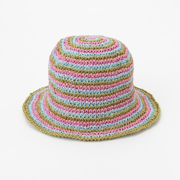 【ハット】【オーシャン＆グラウンド】マルチボーダーペーパーHAT