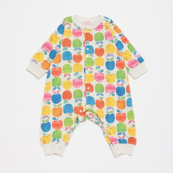 【オーシャン＆グラウンド】GIRLSソウガラ新生児ロンパス