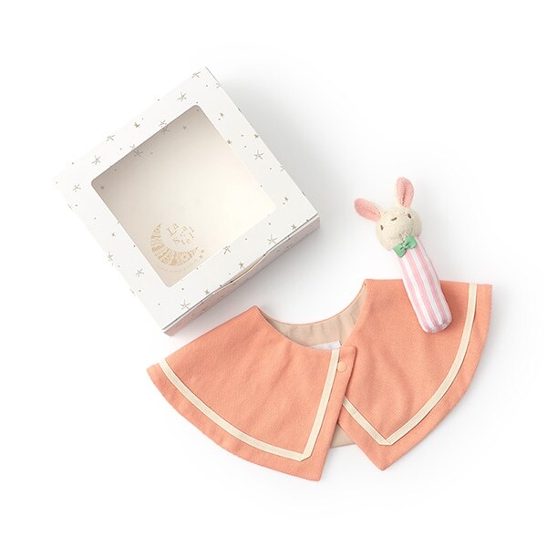 【BOX付】【スタイ】【オーシャン＆グラウンド】ラウンドカラースタイ&ラトルギフトSET