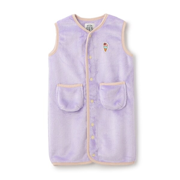 【アウター/おくるみ】【オーシャン＆グラウンド】ワッペンフリースベビースリーパー