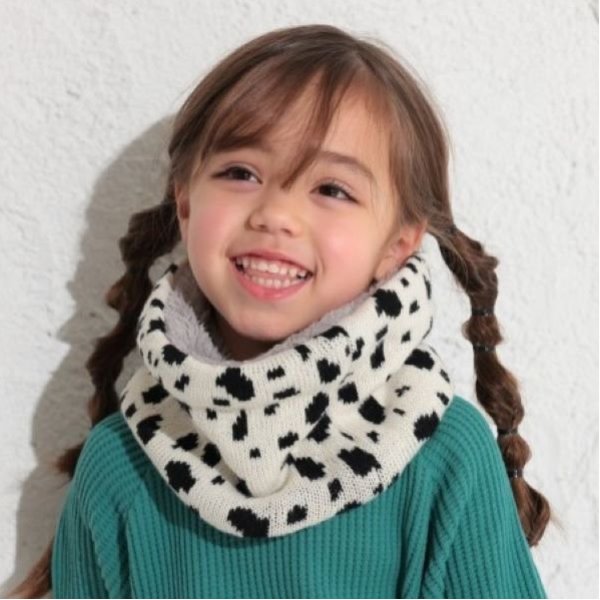 【ネックウォーマー】【オーシャン＆グラウンド】ニットウラボアマルチパターンネックウォーマー