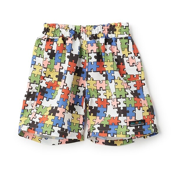 【オーシャン＆グラウンド】ウミヤマソウガラ夏ショーツ