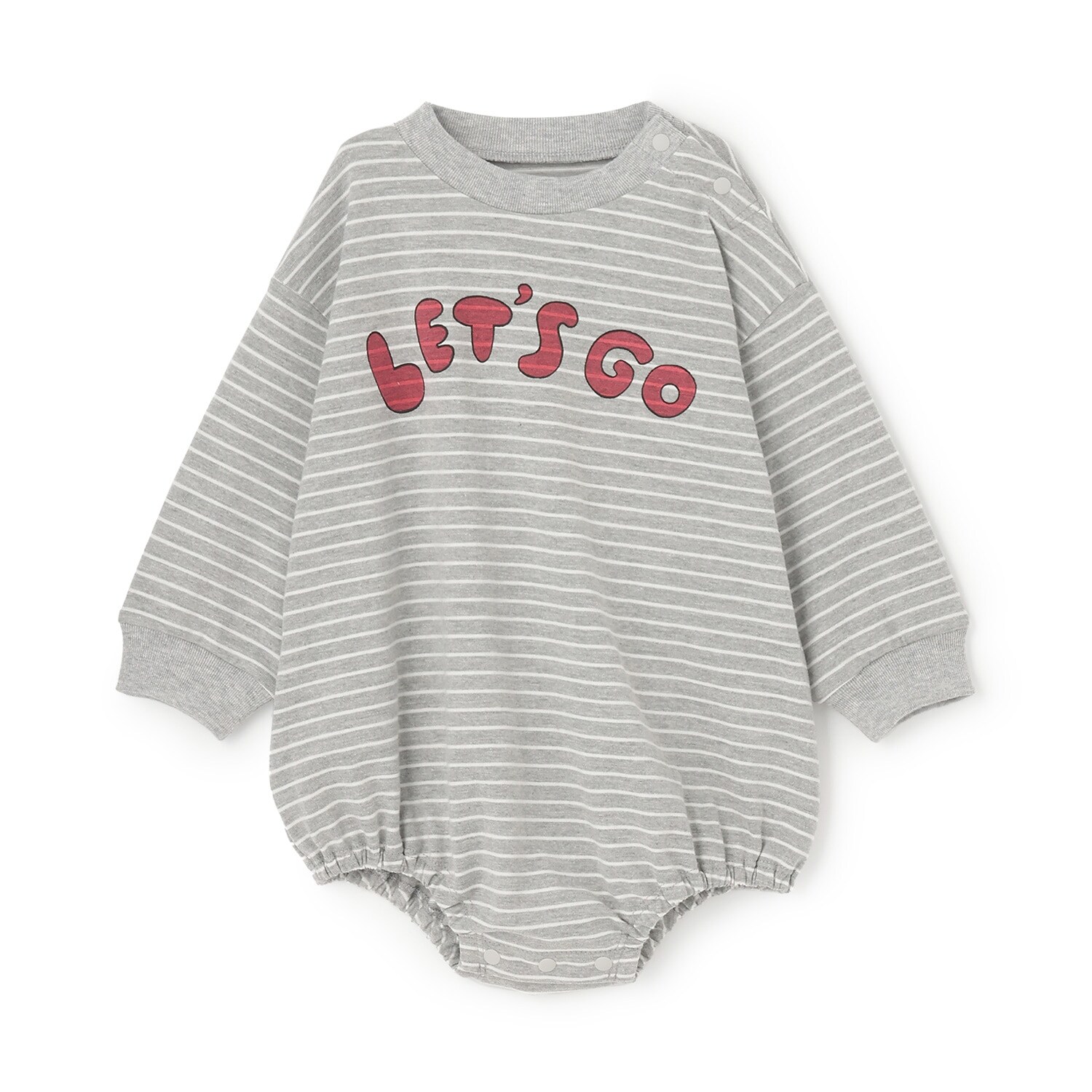 【LaStella】ロゴプリントボーダーボディシャツ