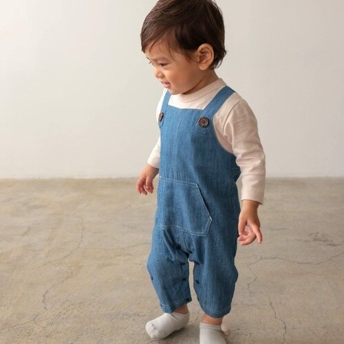 【LaStella】オーバーオールレイヤードロンパス