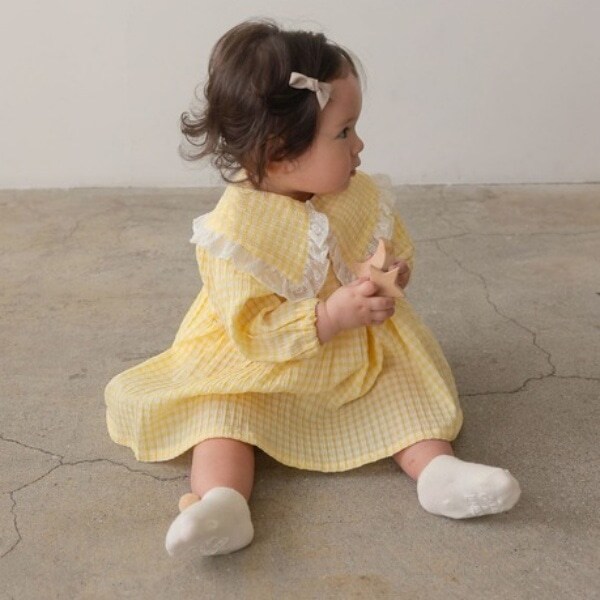 【LaStella】フリルカラースカートロンパス