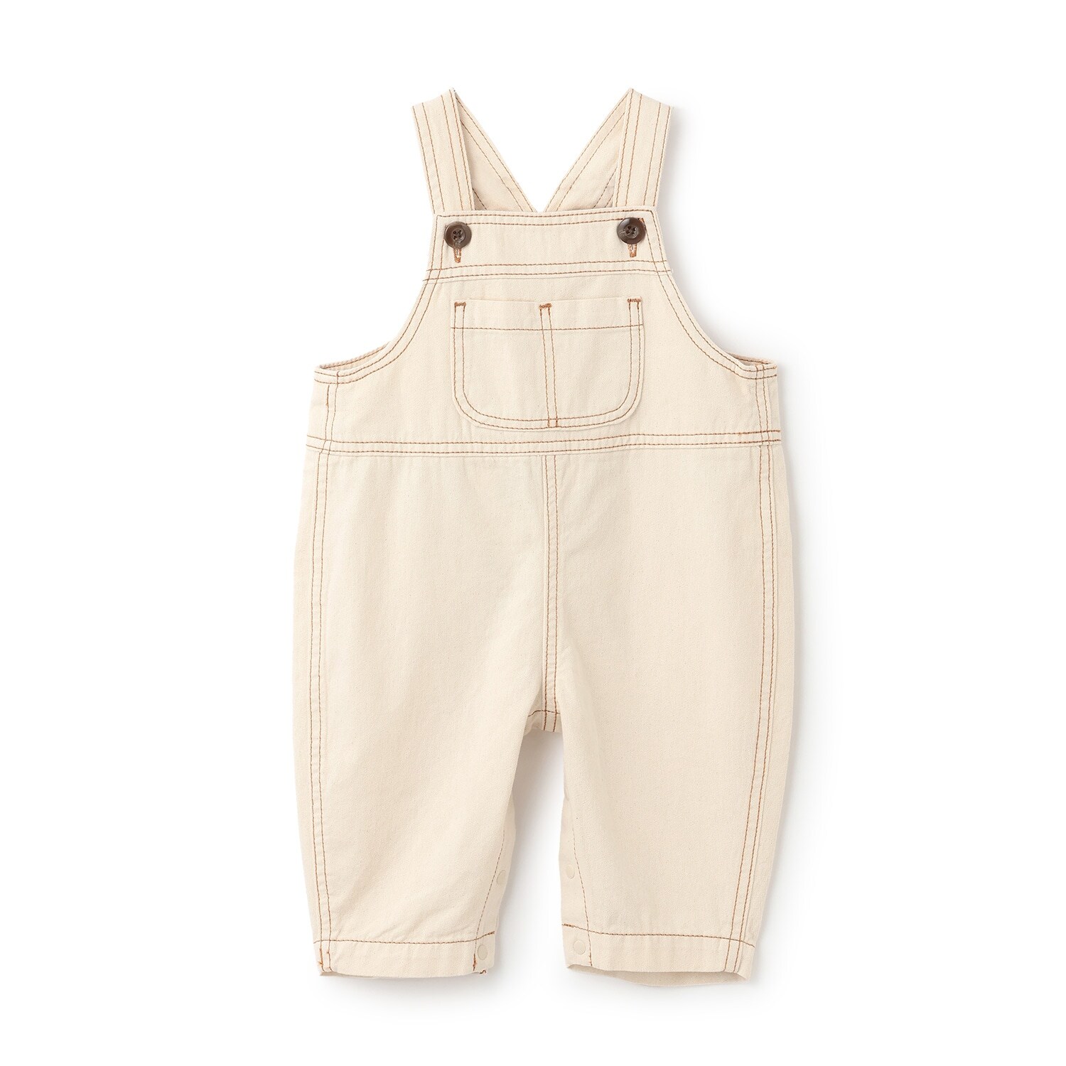 【LaStella】デニムワークサロペット