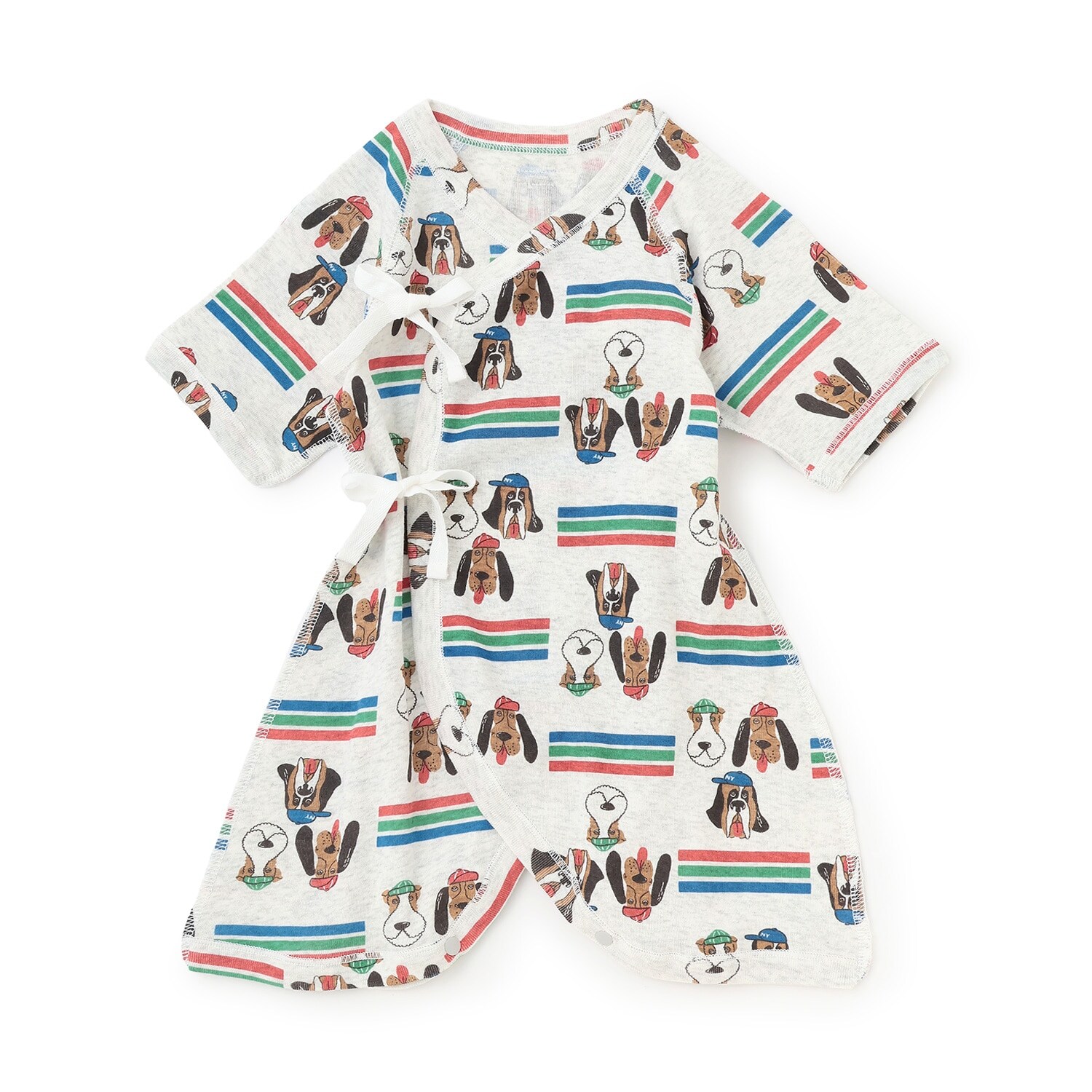 【オーシャン＆グラウンド】コンビ肌着 Dog