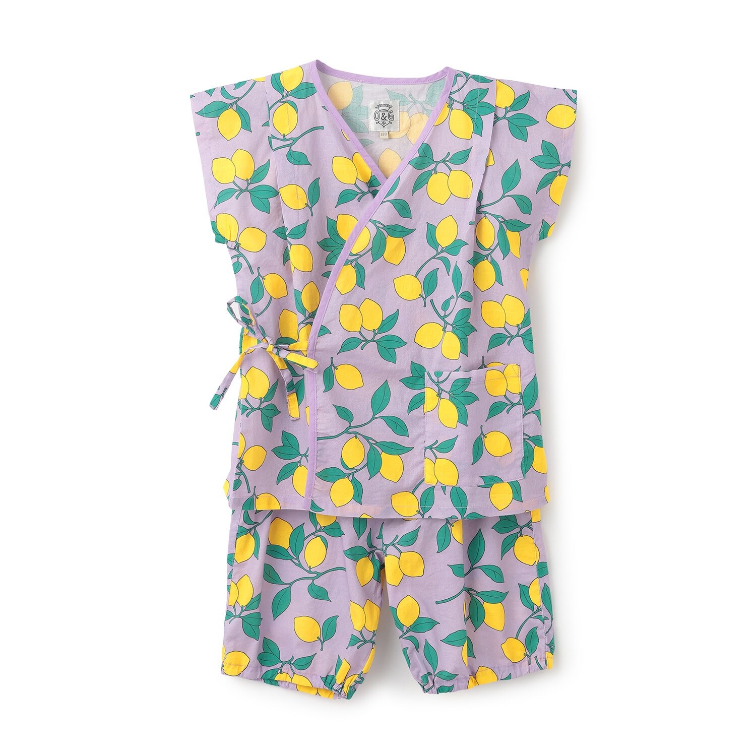 【オーシャンアンドグラウンド】パイピングワイド甚平スーツ