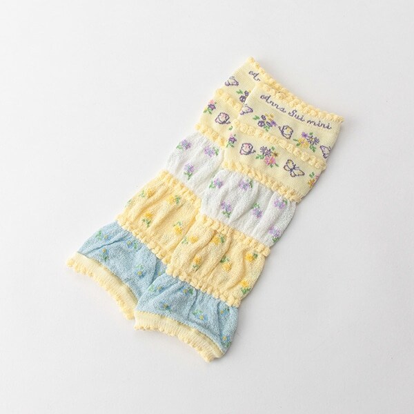 蝶ジャカードベビーレッグウォーマー